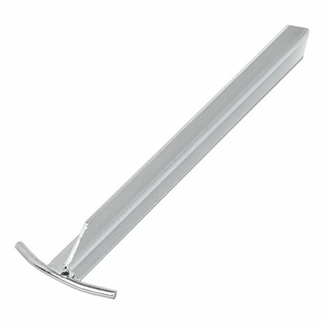 Piquet de tente 30 cm acier galvanise profil en T