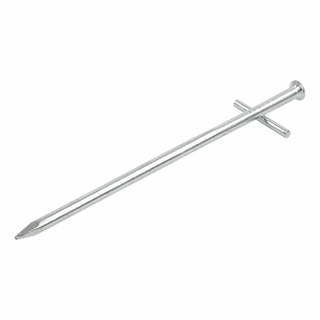 Goupille de roche 17cm metal avec goupille soudee 6 pieces dans polybag