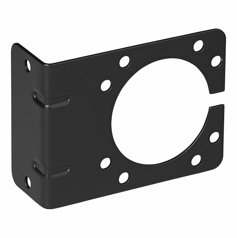 Support de prise metallique coude 9,25 x 7 cm