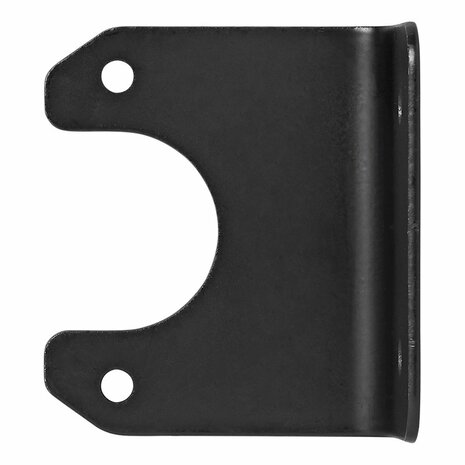 Support de prise metallique coude 6,6 x 5,7 cm