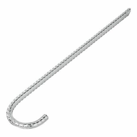 Piquet tempete 42 cm acier galvanise