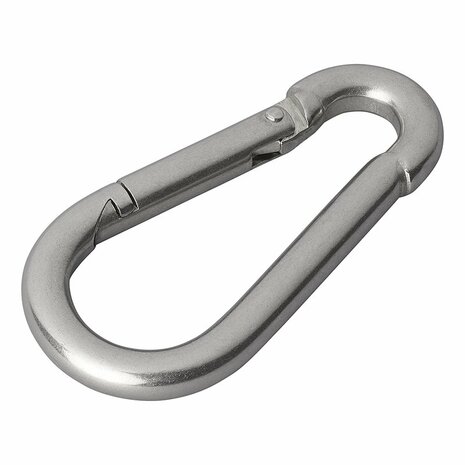 Mousqueton acier inoxydable 8x80mm x10 pieces