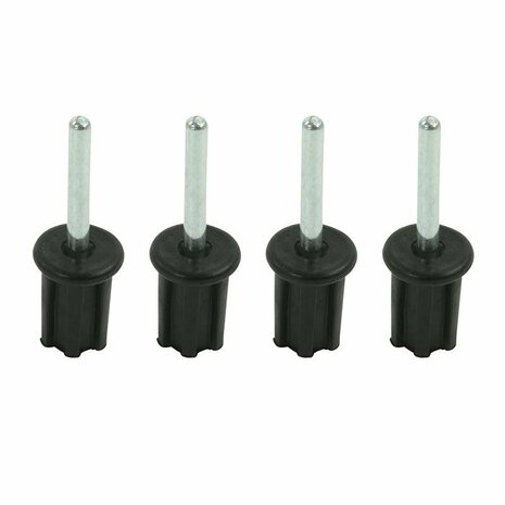 Top cap 22mm avec goupille 4 pieces en blister