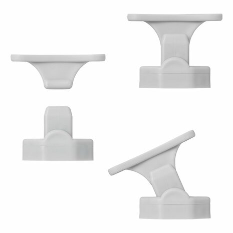 Fermeture de porte grise a charniere pour caravane/motorhome