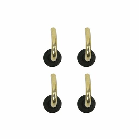 Capuchon de tente 19mm avec crochet rond 4 pieces sous blister