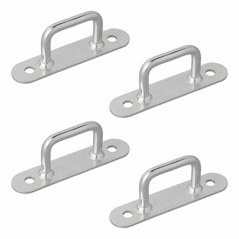 Oeil de voile rectangulaire 36mm 4 pieces sous blister