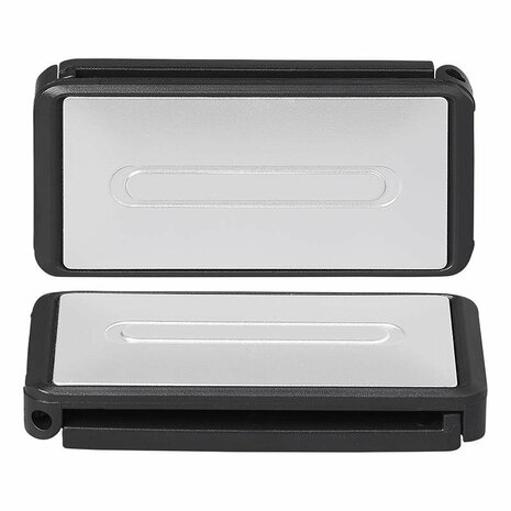 Ajusteur de ceinture de securite - set de 2 pieces gris argente
