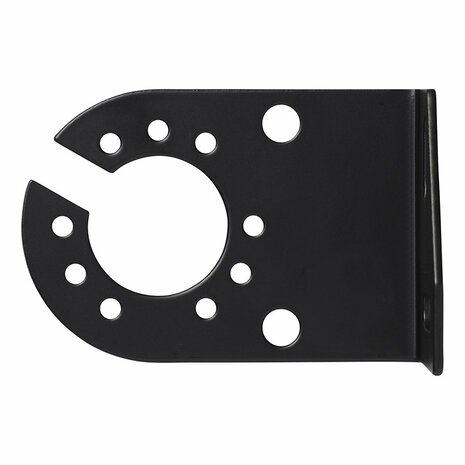 Support de douille metallique coude 8 x 5 cm