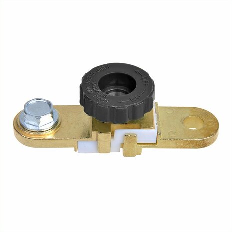 Borne de batterie (-) avec disjoncteur plat