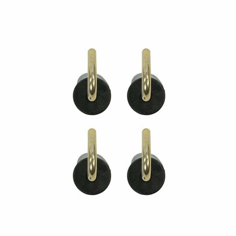 Capuchon de tente 25 mm avec crochet rond 4 pieces sous blister