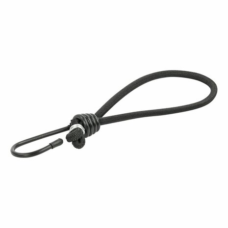 Tendeur de tente elastique noir avec crochet 4 pieces sous blister