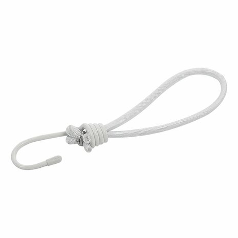 Tendeur de tente elastique blanc avec crochet 4 pieces sous blister