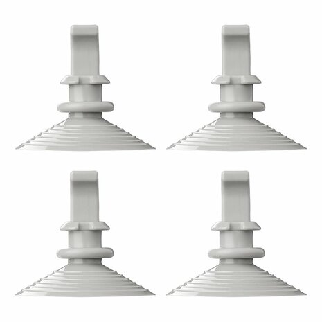 Support a ventouse pour kit d'isolation de fenetre - Lot de 4