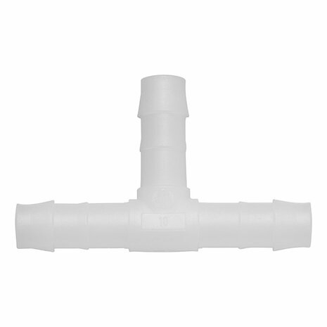 Raccord de tuyau en T 10 mm, 2 pieces sous blister