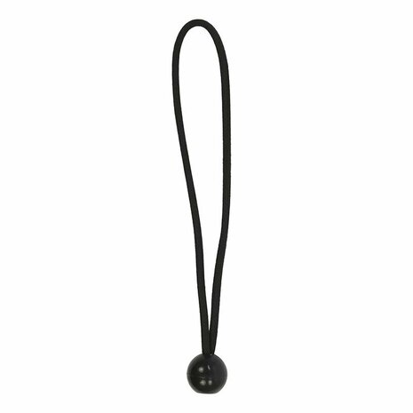 Tendeur de tente elastique 25 cm avec boule en plastique - lot de 5 pieces