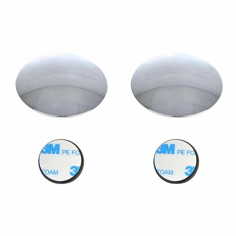 Retroviseur d'angle mort rond - lot de 2 pieces