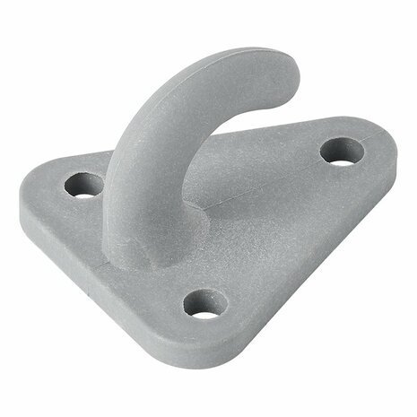 Crochet de corde en plastique 45x39mm 10 pieces sous blister