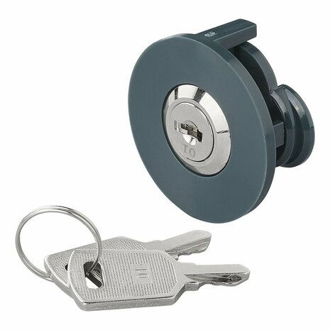 Serrure a douille avec cle identique, 2 cles incluses