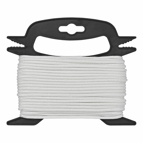 Hauban 4 mm x 20 m blanc sur bobine