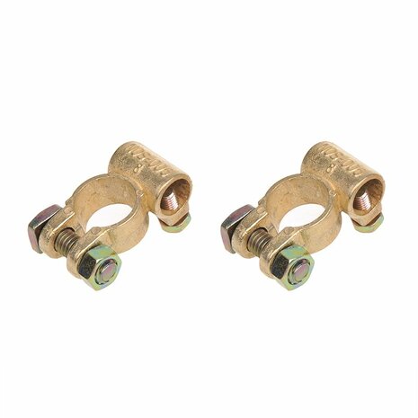 Jeu de pinces pour bornes de batterie (+) et (-) 35-50 mm