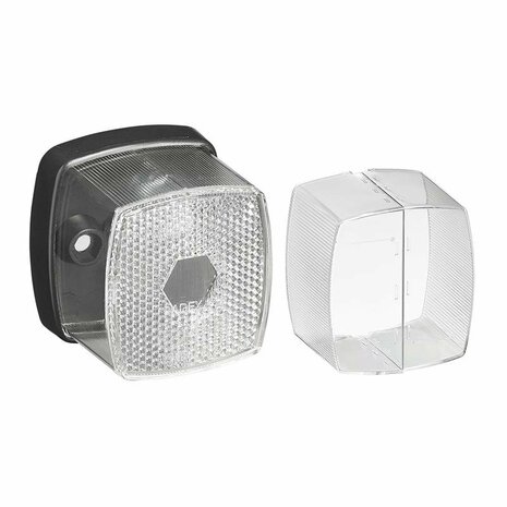 Feu de gabarit blanc 66x62mm avec reflecteur