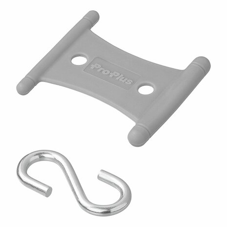 Cintre avec crochet en S pour rail de tente 5/6 mm et 7/8 mm - lot de 6 pieces
