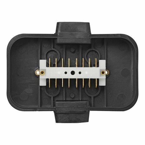 Boîtier de connexion de cables en plastique 8x4 broches, connexions longitudinales