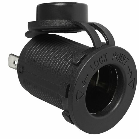 Prise encastree DIN 12V/24V sous blister