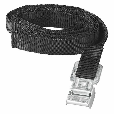 Sangles de fixation a boucle metallique 1,8-150 cm - lot de 2