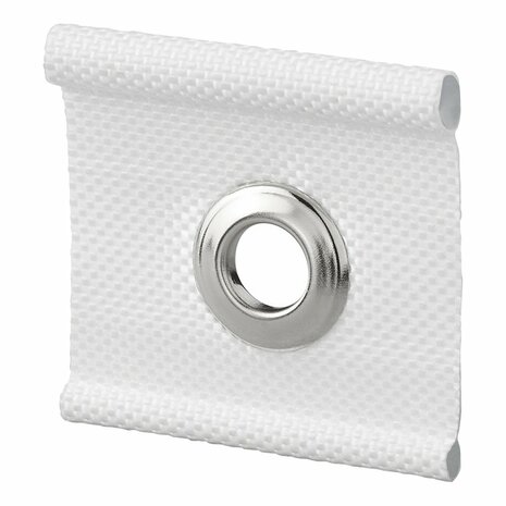 Cintre avec illet pour rail de tente 5/6 mm et 7/8 mm - lot de 6 pieces