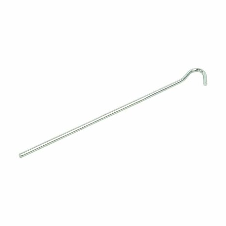 Piquet de tente 22 cm en metal avec illet ouvert, 10 pieces en sachet plastique