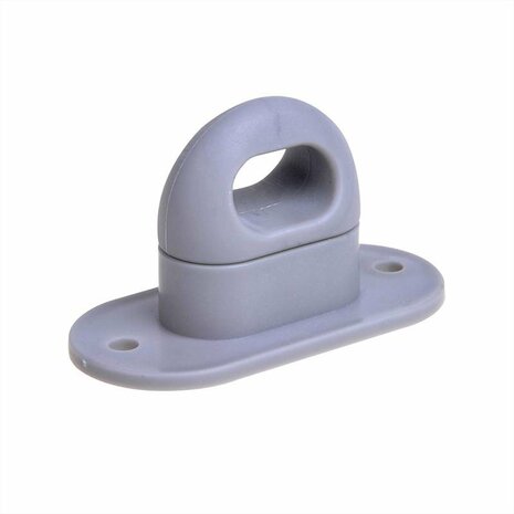 Fermeture tournante en plastique pour il ovale, 4 pieces sous blister