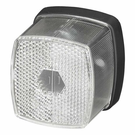 Feu de gabarit blanc 66x62mm avec reflecteur sous blister