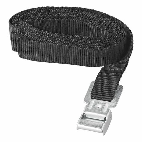 Sangles de serrage a boucle metallique 18 mm - 200 cm - Lot de 2