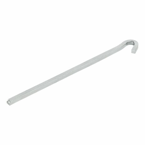 Piquet a rocher carre en metal 22 cm, 6 pieces en sachet plastique