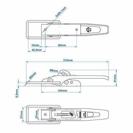 Serrure de tension SPP ZB-01