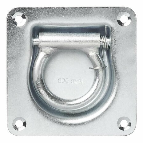 Oeillet d'arrimage simple 105x105mm sous blister