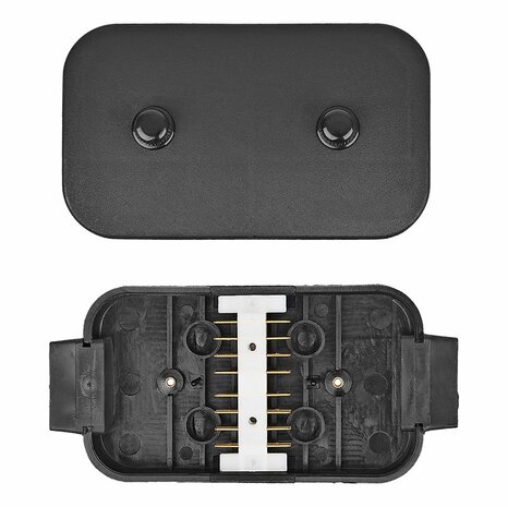 Boîte de connexion de cables en plastique 8x4 broches connexions croisees