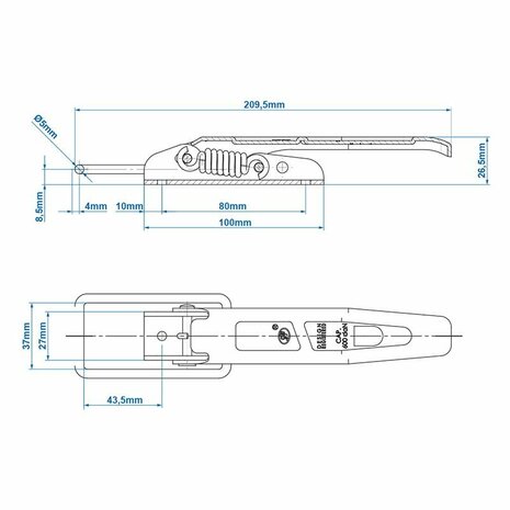 Serrure de tension SPP ZB-01C