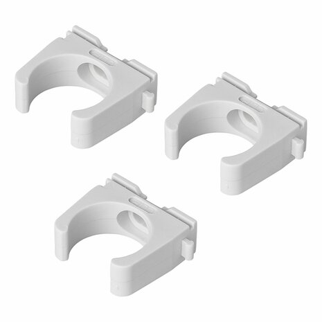 Collier de serrage pour tuyau d'evacuation diametre 28 mm lot de 3 pieces sous blister