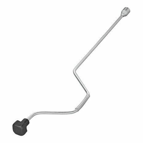 Manivelle 840 mm/19 mm pour support d'angle