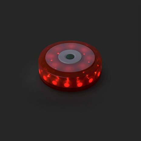 Disque d'avertissement 16+8LED orange