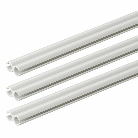 Rail de tente double 80 cm - lot de 3 pieces