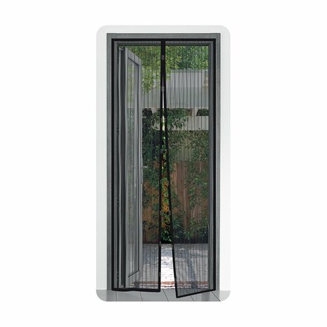 Moustiquaire de porte a fermeture magnetique