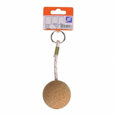 Porte-cles boule de liege (flottant)