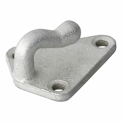 Crochet a corde en metal 40x45mm 10 pieces sous blister