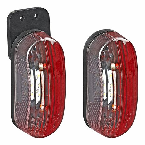 Feu de largeur LED rouge/blanc gauche
