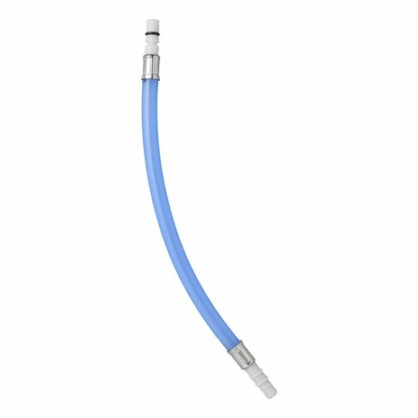 Raccord de tuyau flexible 25 cm bleu