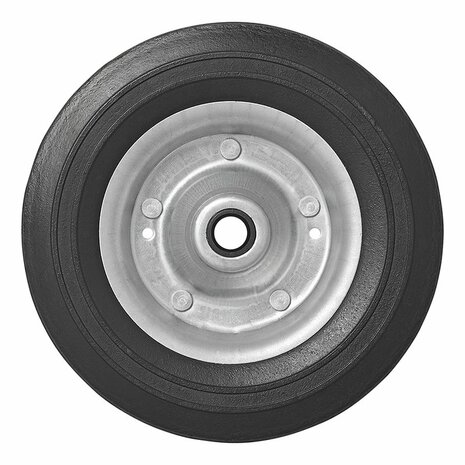 Jante de roue avant en metal avec pneu en caoutchouc 200x60mm