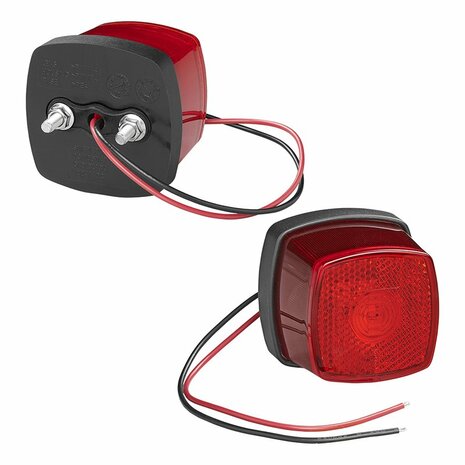 Feu de gabarit 9-30 V rouge 61 x 61 mm LED